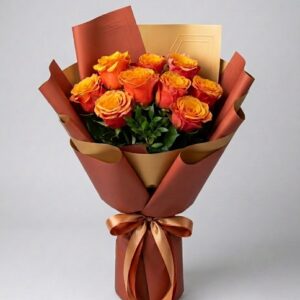 Букет из 9 роз 50 см
