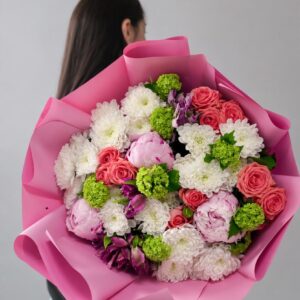 Букет «Розовый бал»
